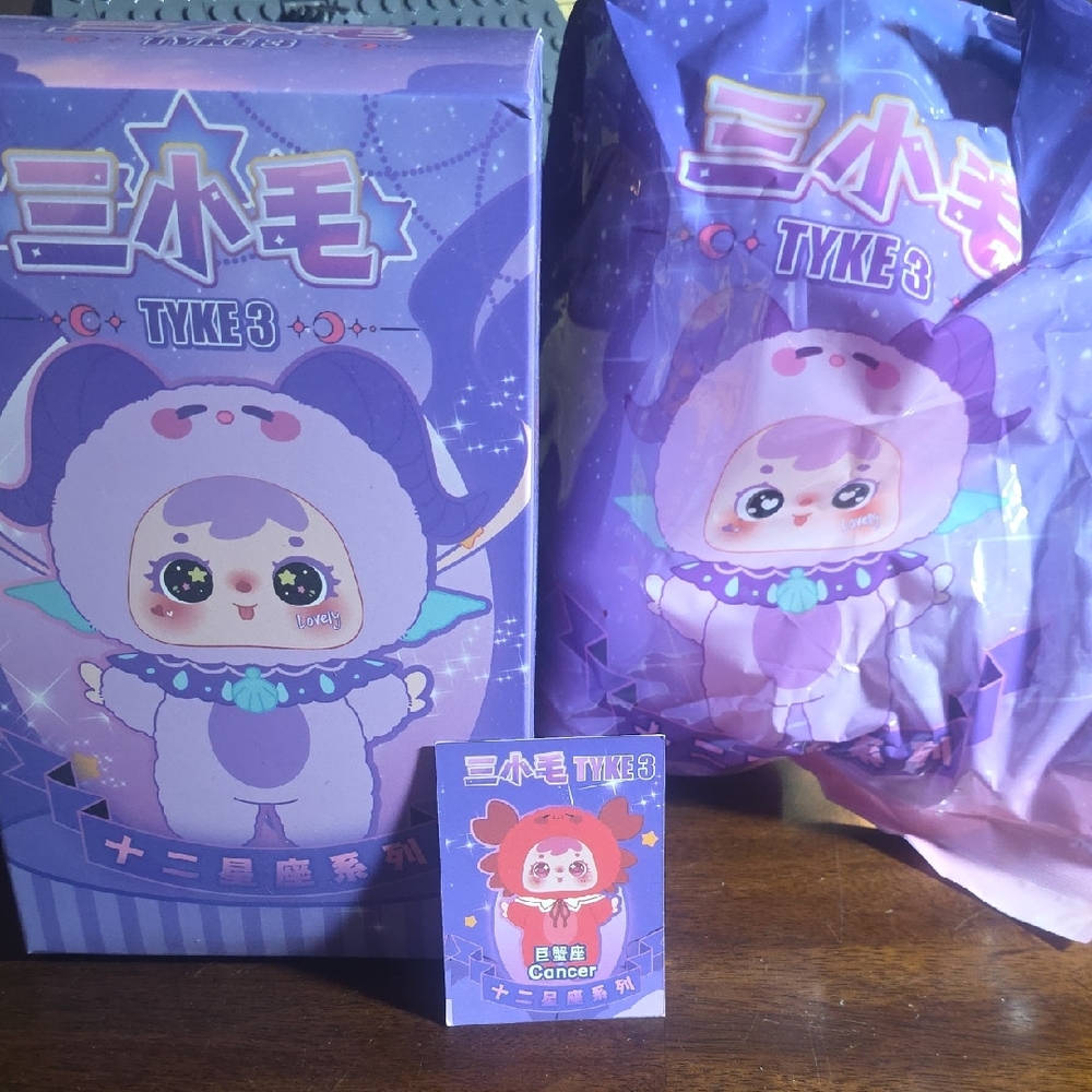 official TYKE 3 Constellations doll, Doll stull in sraled bag, confirmed Cancer
